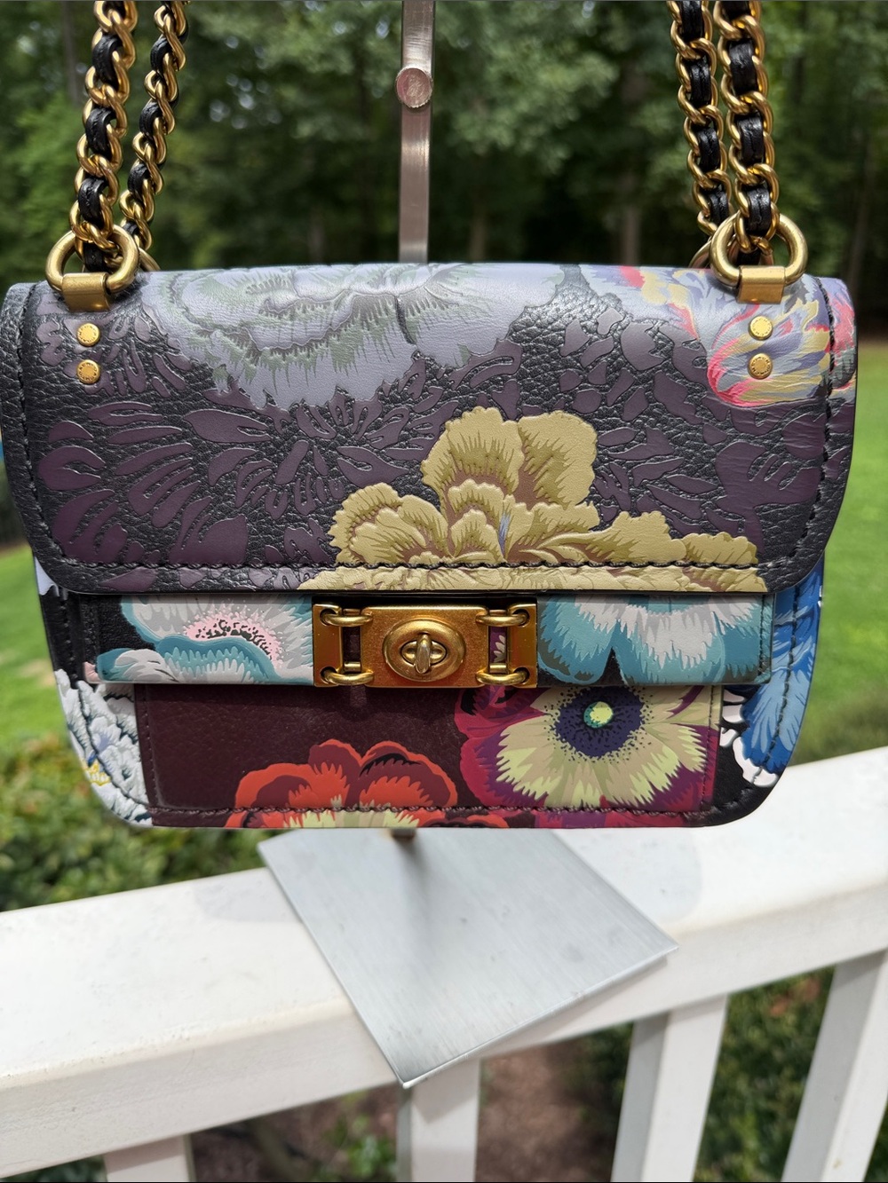 Coach Vintage Troupe Crossbody Kaffe Fassett Collaboration Bag RARE; added TAG - Picture 9 of 17